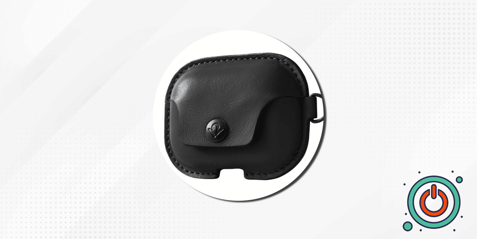best AirPods case, leather twelve south airsnap